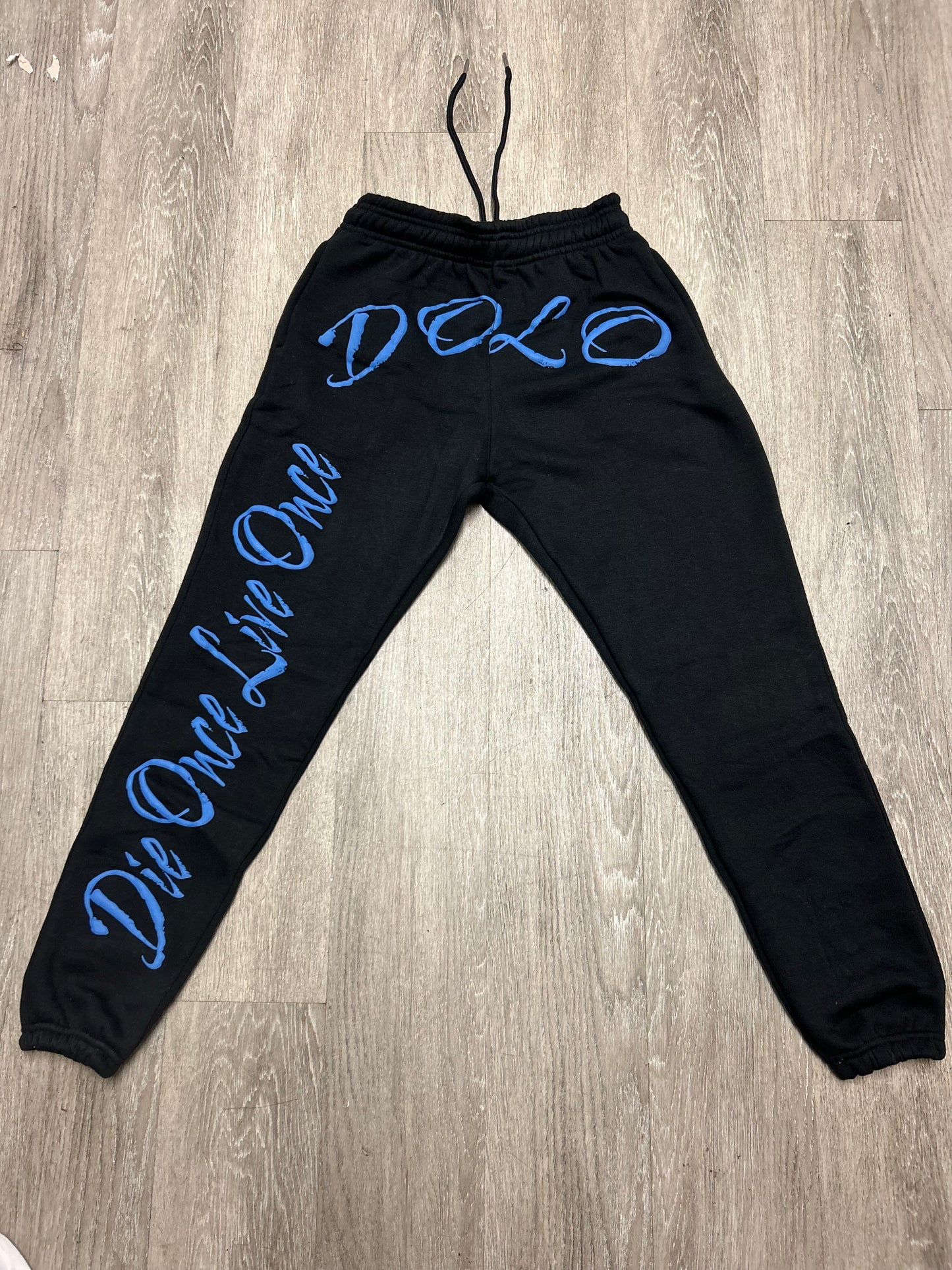 DOLO Black/Blue Sweats